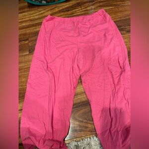Pink pajama pants size xl